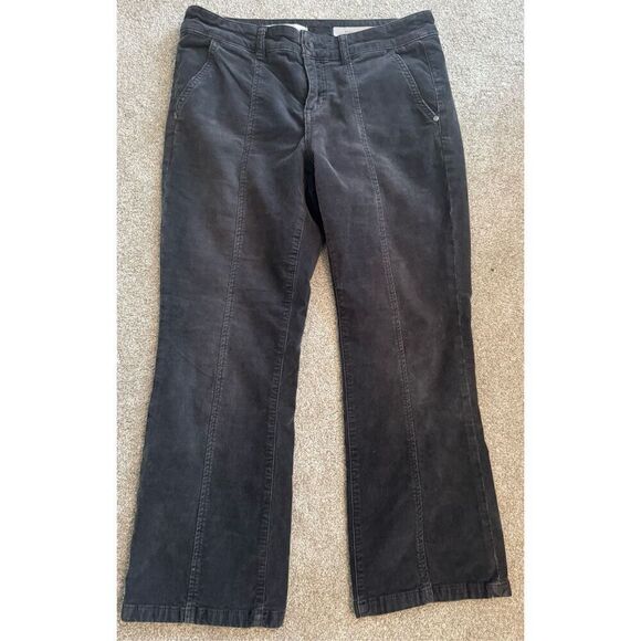 LIKE NEW Pilcro And The Letterpress Stet Corduory Gray Crop Pant - Size 29 - Picture 1 of 8